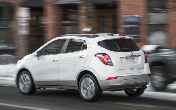 Buick Encore suv 2nd generation side and rear view