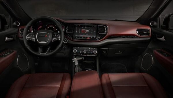 Dodge Durango SUV 3rd Gen 2nd facelift front cabin interior view ful