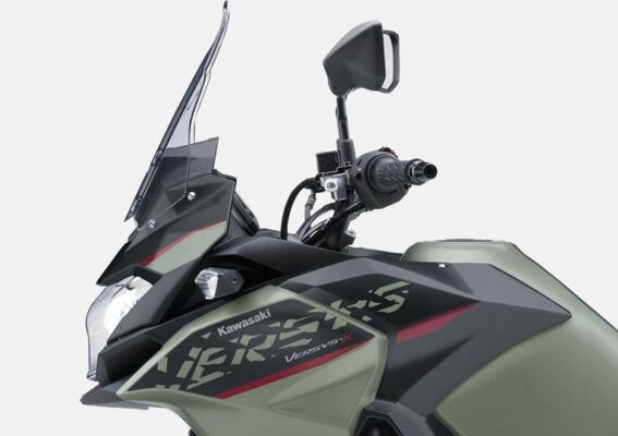 Kawasaki Versys x 300 Motorcycle handle mirror side view