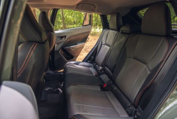 Subaru Crosstrek SUV 3rd Generation Rear Seats view