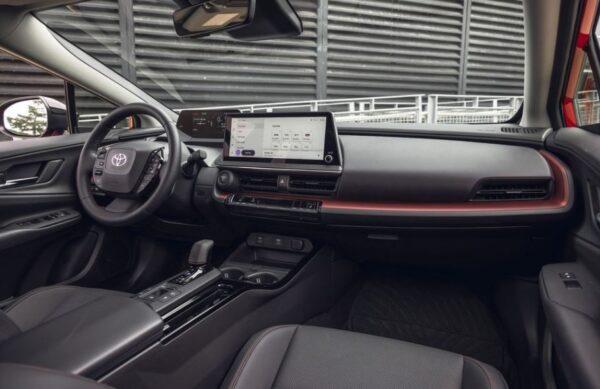 Toyota Prius Prime Sedan 3rd generation front cabin interior space