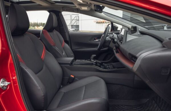 Toyota Prius Prime Sedan 3rd generation front seats view