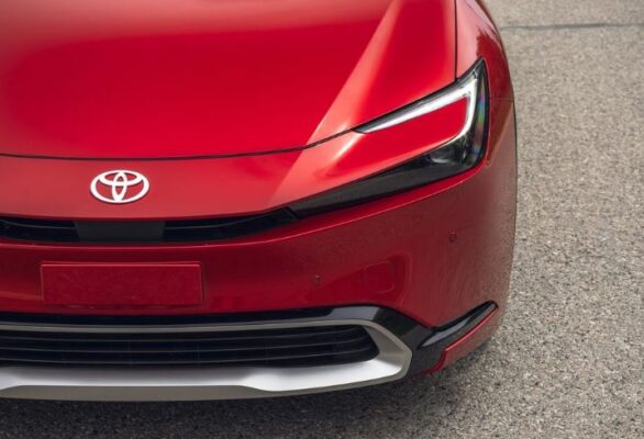Toyota Prius Prime Sedan 3rd generation headlamps view