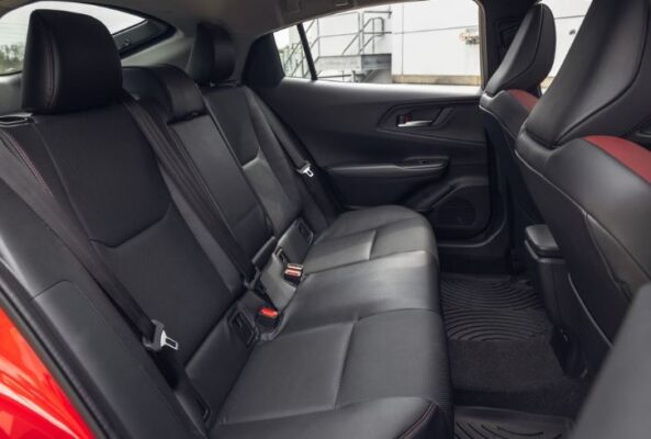 Toyota Prius Prime Sedan 3rd generation rear seats view