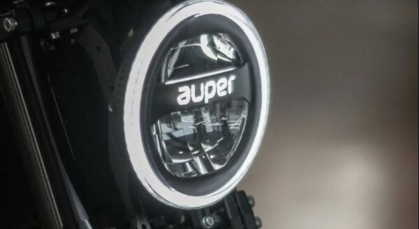 Auper Incity Electric Motorcycle headlamp view