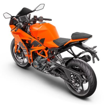 KTM RC 390 Sports Bike full view from the upside