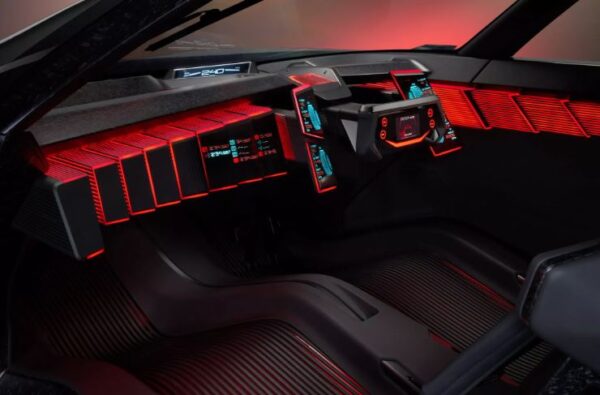 Nissan Reveale Powerful Hyper Force GT R Electric Sports Car interior sport design