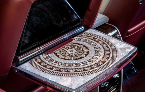 Rolls Royce's Pearl Cullinan interior embroidery.
