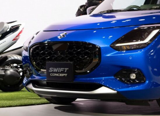 Suzuki Unveils New Swift at Japan Mobility Show front close view