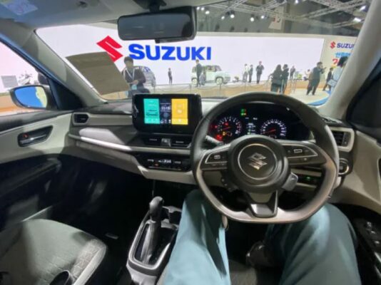 Suzuki Unveils New Swift at Japan Mobility Show interior cabin view