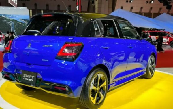 Suzuki Unveils New Swift at Japan Mobility Show rear view