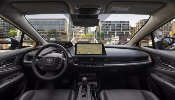 Toyota Prius Sedan 5th Generation front cabin interior view