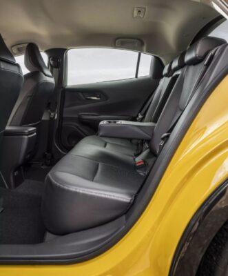 Toyota Prius Sedan 5th Generation rear seats view