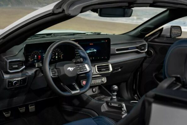 Ford Mustang GT California Special Edition front cabin interior features