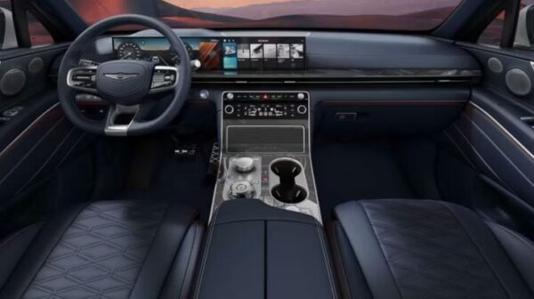 Genesis GV80 Coupe front cabin interior view