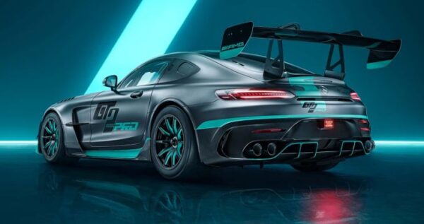 Mercedes AMG's Track Focused GT2 Pro Car side and rear view