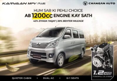 Changan Launches Upgraded Karvaan MPV with Enhanced Engine in Pakistan