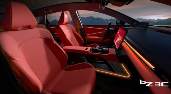 BZ3c Sport Crossover front cabin interior view