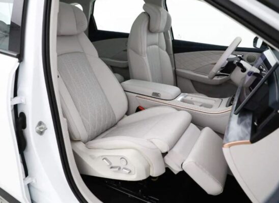 Neta L SUV innovative electric suv front seats view