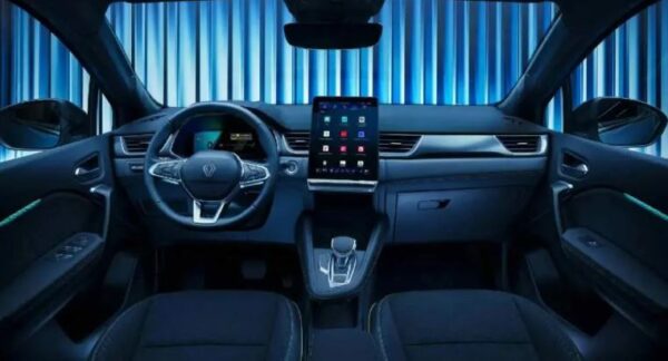 Renault Unveils Symbioz A Hybrid SUV front cabin interior view