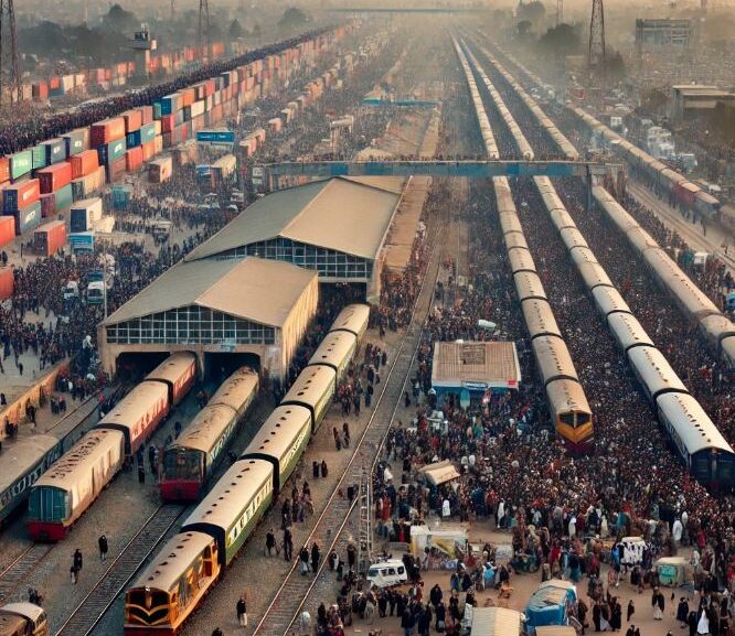 Rawalpindi Railways Buckle Under Pressure as Protests Block Roads