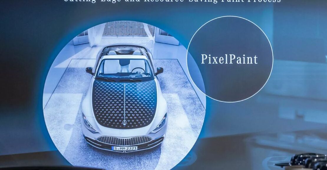 Mercedes PixelPaint, Revolutionary Inkjet Like Painting Technology for Custom Car Designs