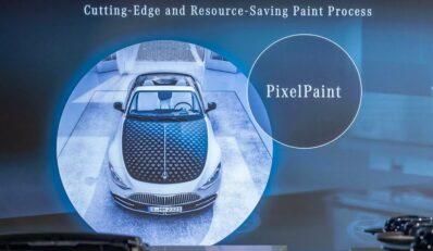 Mercedes PixelPaint, Revolutionary Inkjet Like Painting Technology for Custom Car Designs