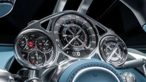 Interior Dashboard with Watch Inspired Design