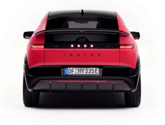 Hyundai Ioniq 3 electric full rear view