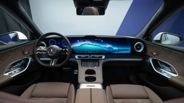 Mercedes Benz C Class Electric full interior cabin view