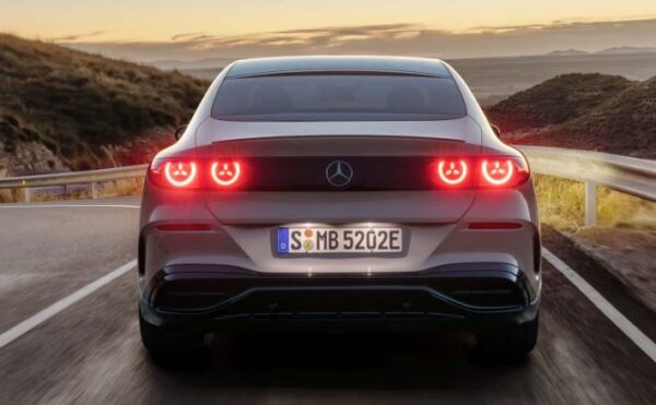 Mercedes Benz C Class Electric full rear view