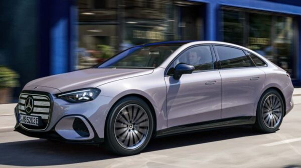 Mercedes Benz C Class Electric full side view