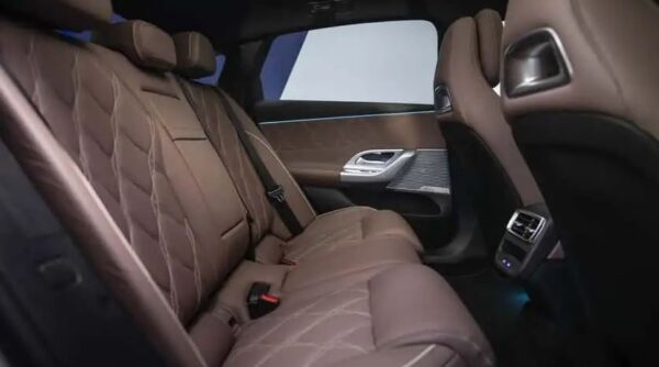 Mercedes Benz C Class Electric rear seats view