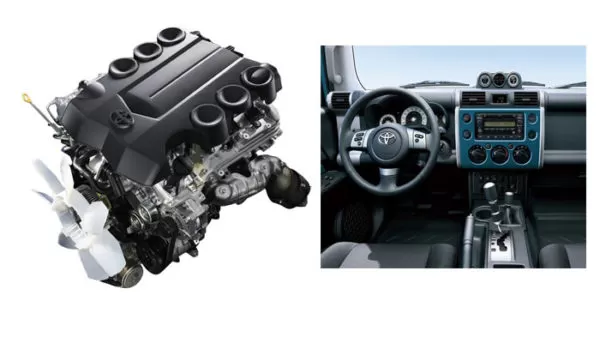Toyota FJ crruiser engine-and-transmission