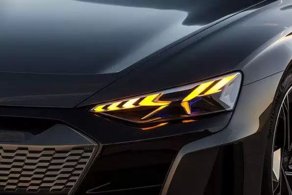 Audi e-tron GT concept beautiful Headlights