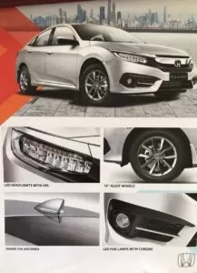 Honda Civic 2019 facelift