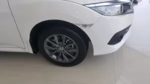 Honda Civic 2019 facelift alloy wheels & side view