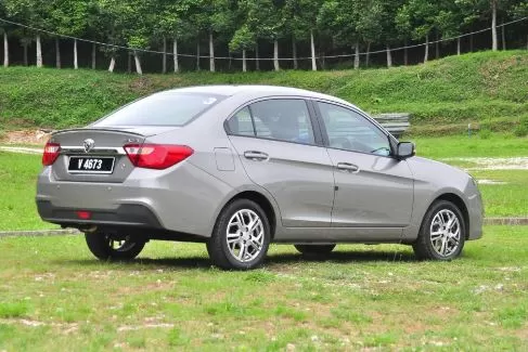 Proton Saga Side Rear View