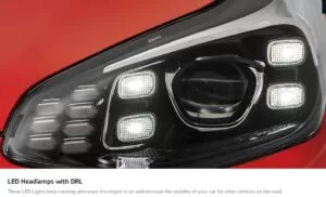 KIA Sportage SUV 4th Generation front LED headlamps