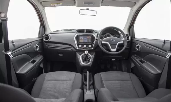 2020 Datsun Go front seats & front cabin full inside view