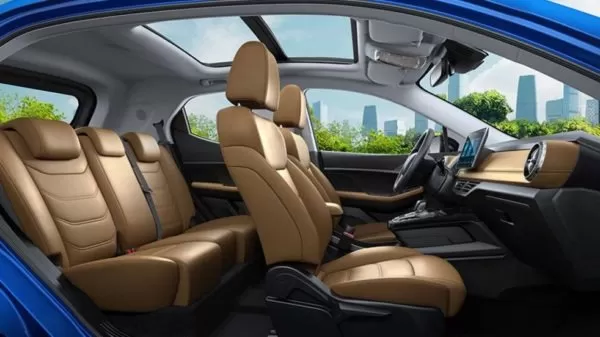 2020 BYD Yuan EV 535 full interior view and seats
