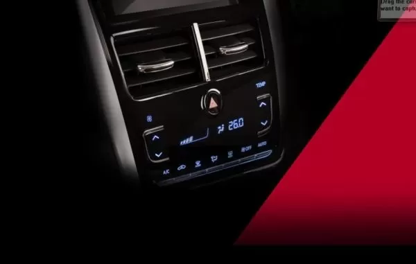 2020 Toyota Yaris control buttons