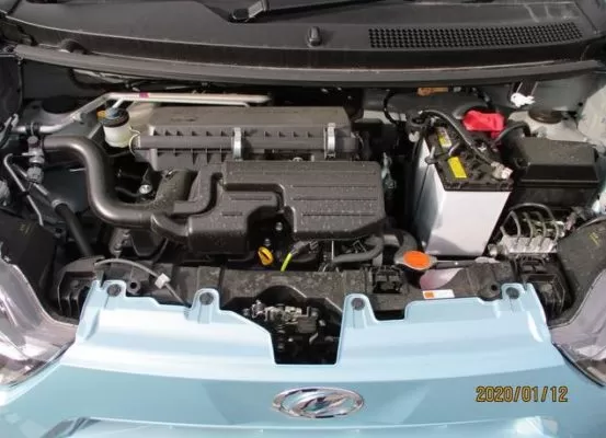 8th Generation Daihatus Mira engine view