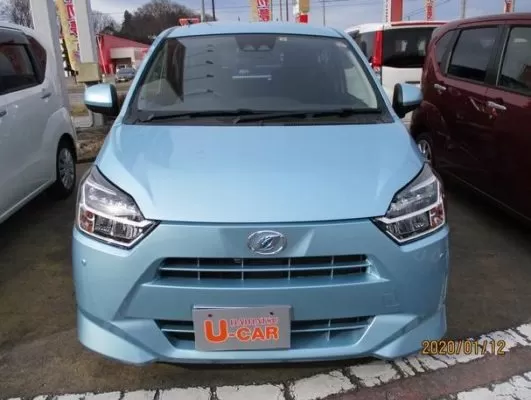 8th Generation Daihatus Mira front view close