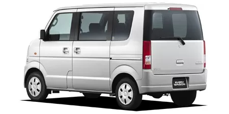 Suzuki Every Wagon side and Rear View