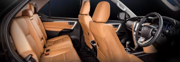 Toyota fortuner 2nd generation full interior cabin