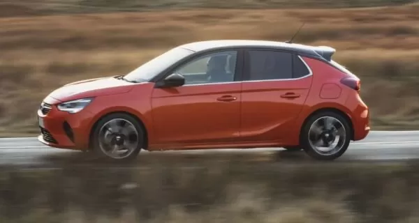 6th Generation Vauxhall corsa side view