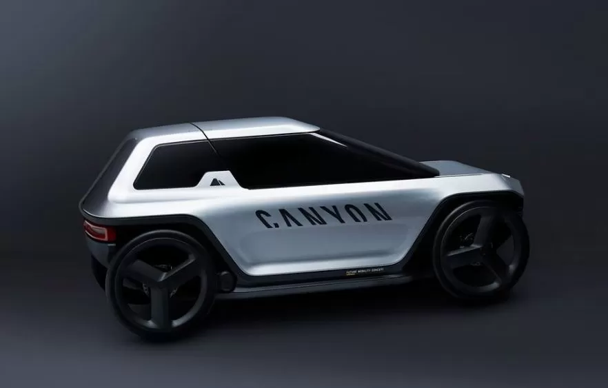 Canyon Capsule Revolutionary e bike car concept