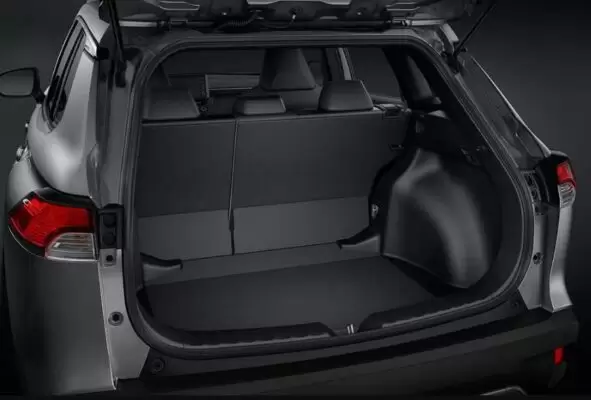 1st Generation Toyota Corolla cross luggage area view