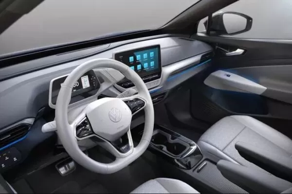 1st Generation volkswagen id4 white front cabin interior